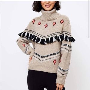 Lou and Grey fringe fair isle sweater